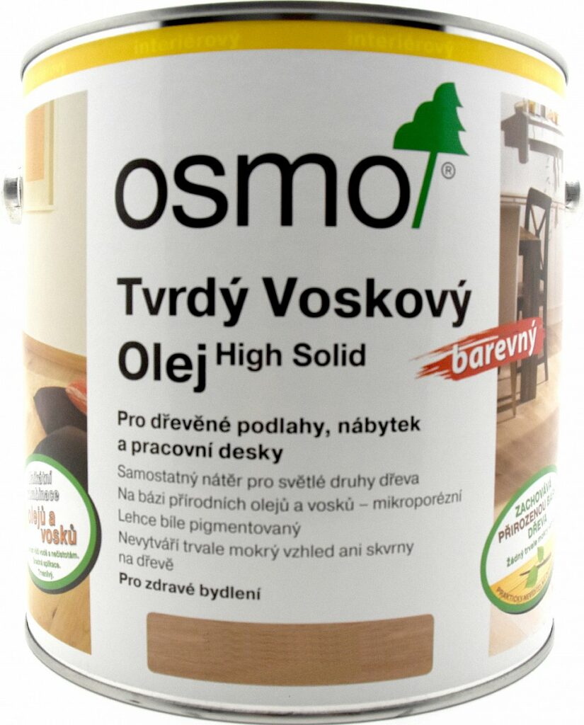 Barvy osmo na dřevěné podlahy a nábytek